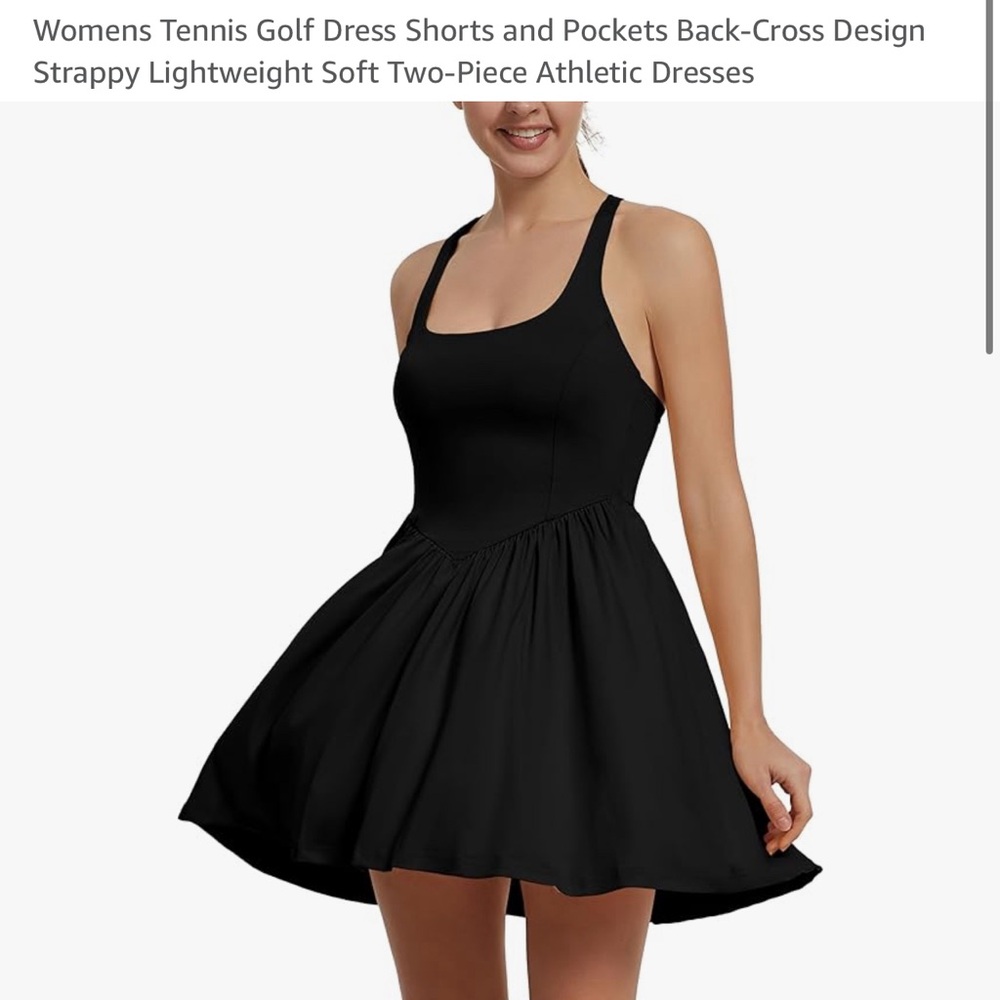 Lightweight Soft Two-Piece Athletic Dress with shorts